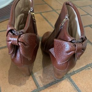 Kate Spade brown booties